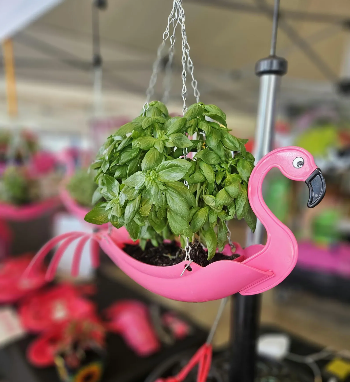 flamingo succulent planter Mini Flamingo Planter