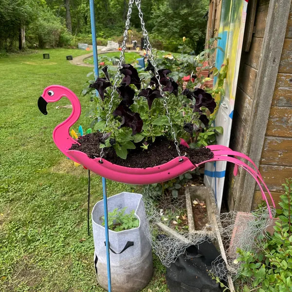 flamingo hanging planter Mini Flamingo Planter – USA Planter
